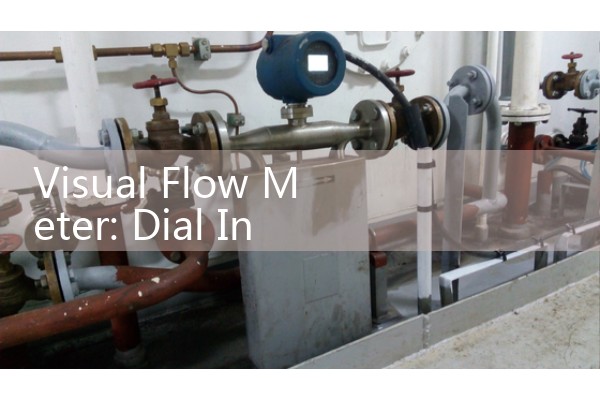 Visual Flow Meter: Dial Indicators and Glass Tapered Rotameter Tubes